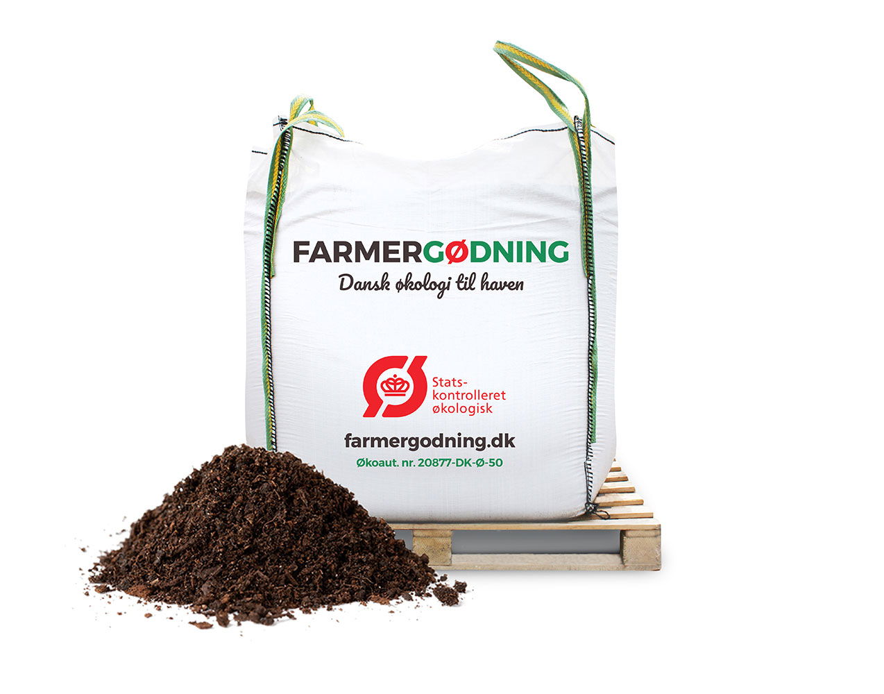 Farmergødning Økologisk Højbedsmuld - bigbag 1000 liter