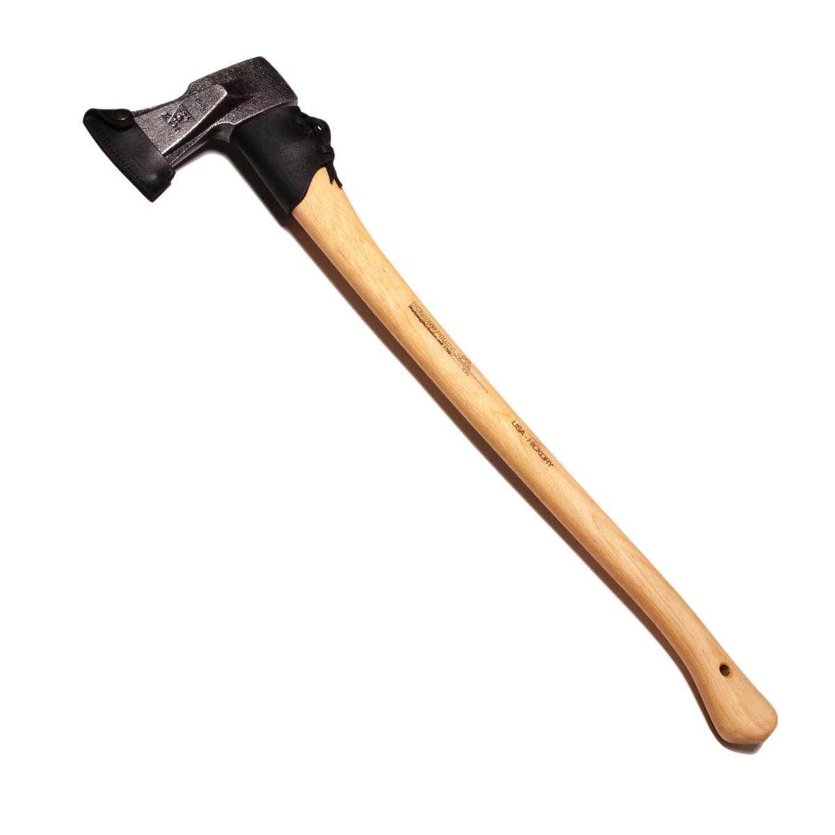 Superkløveøkse med hickoryskaft og beskytter til æg og skaft - 80 cm