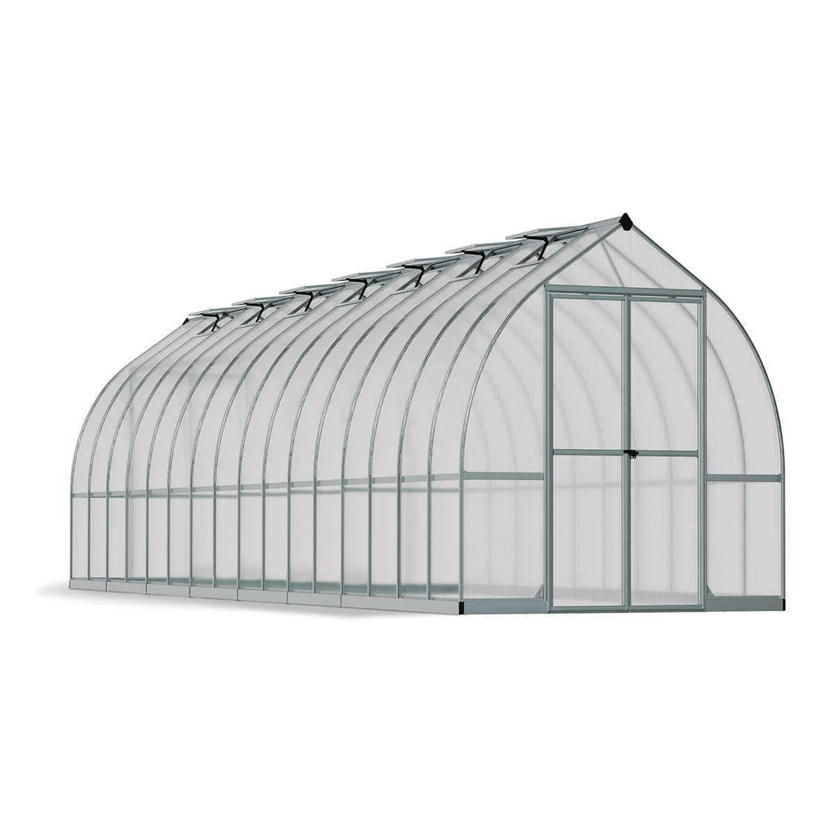 Drivhus Bella 22,5 m2 sølv Palram - Canopia