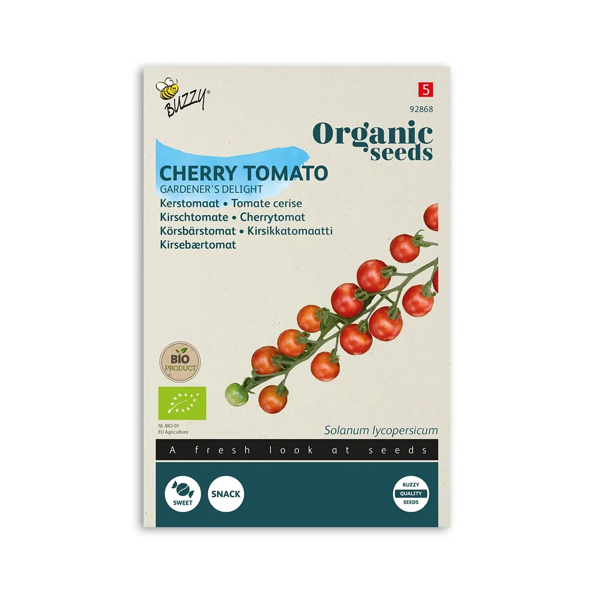 Økologisk Tomat frø, Gardener´s Delight