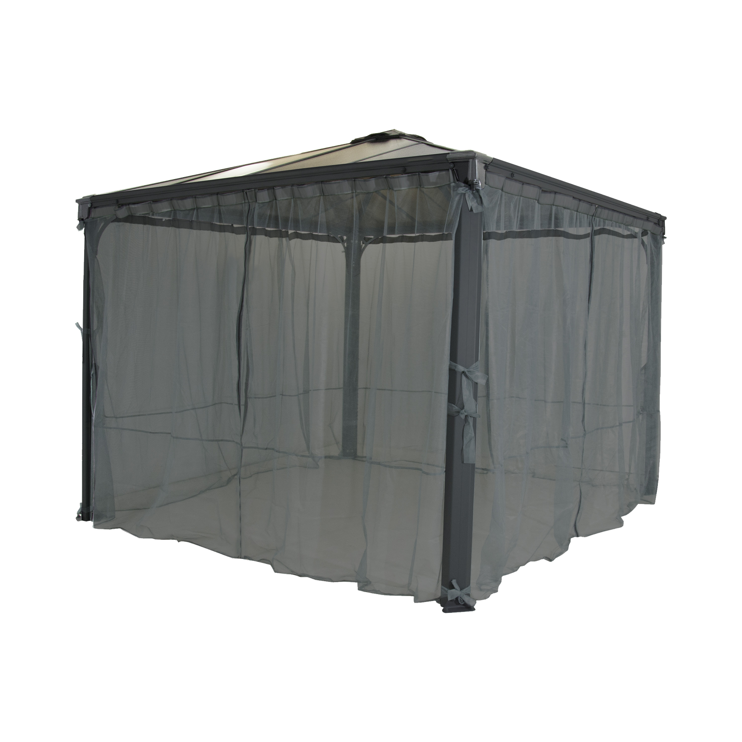 Fritstående pavillon med fint myggenet