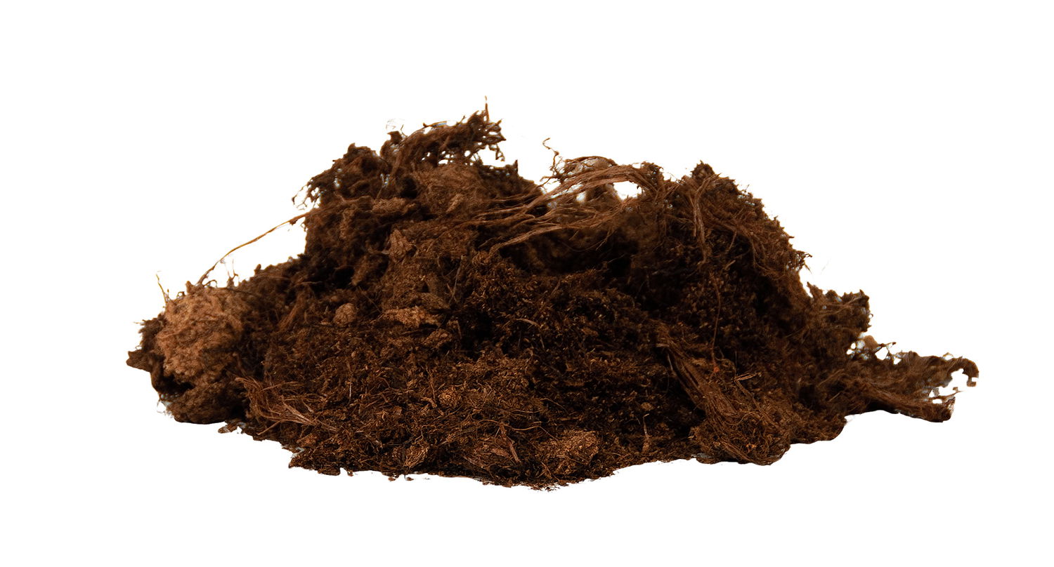 Brun muldjord til have og plantebede