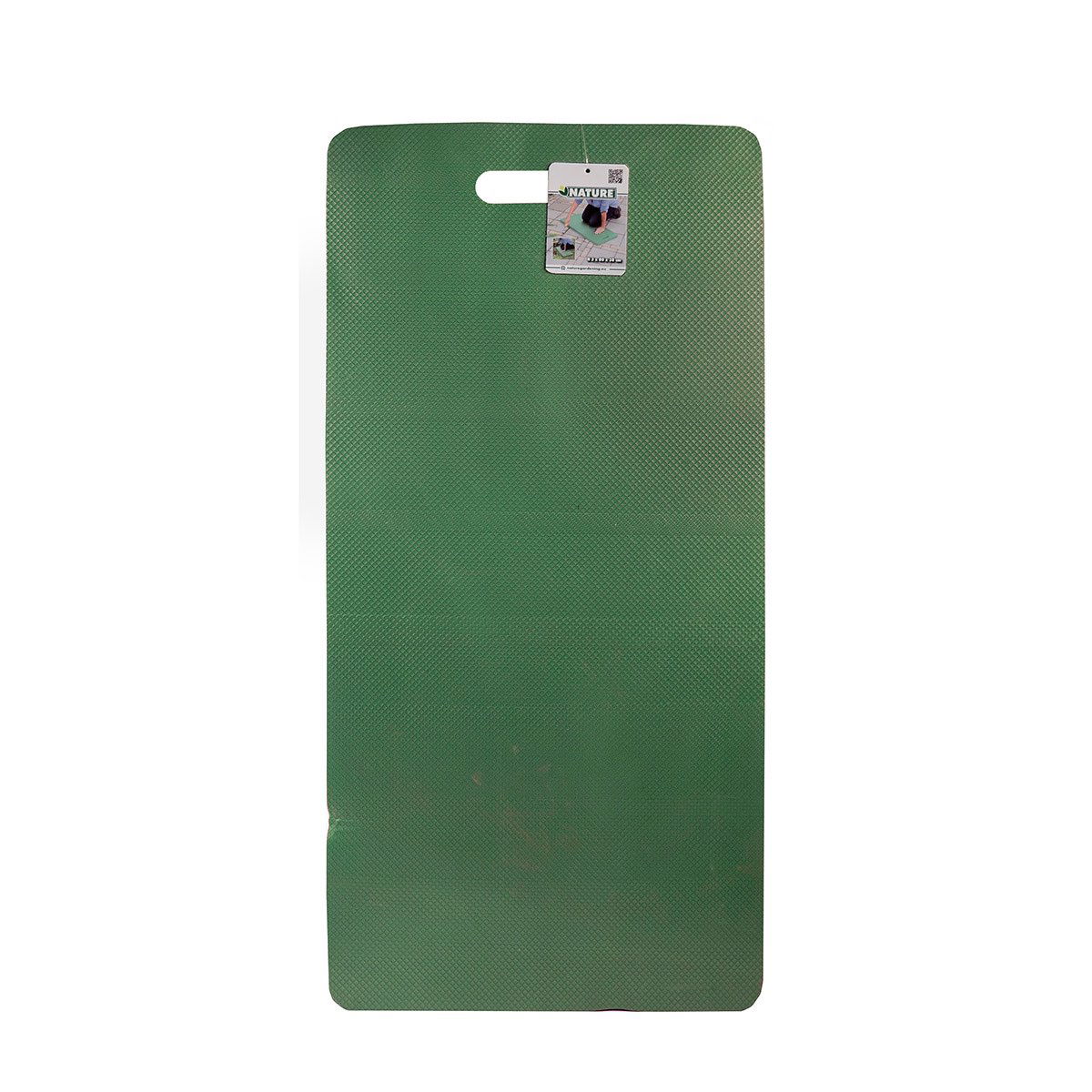 Grøn knælemåtte i skum til havearbejde