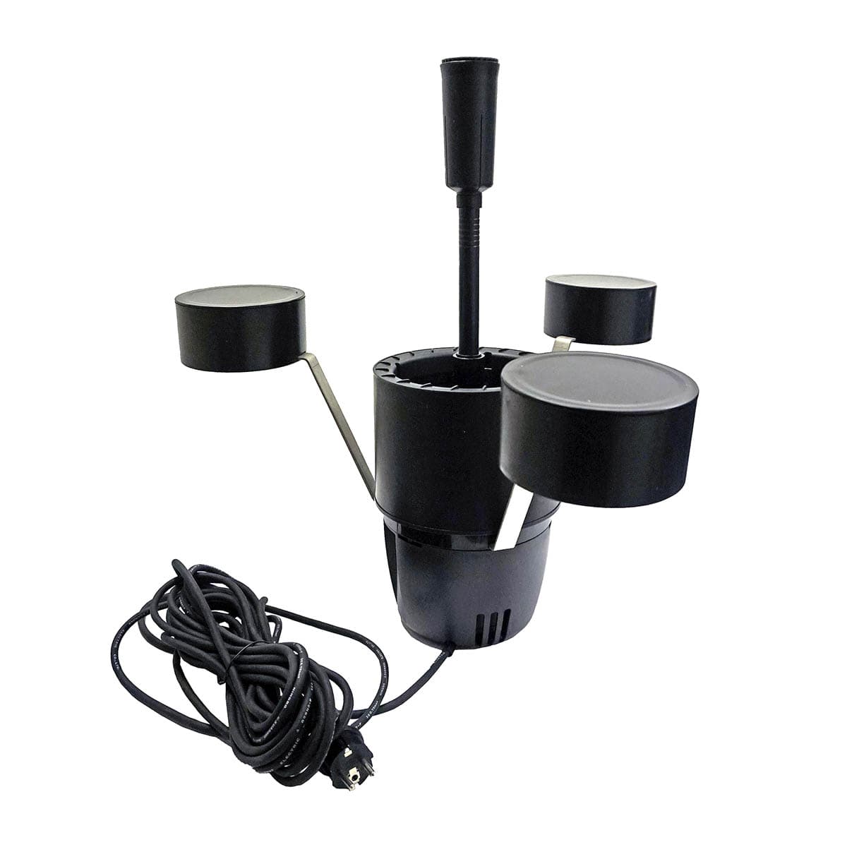 Sort elektrisk propellomrører til blanding af maling