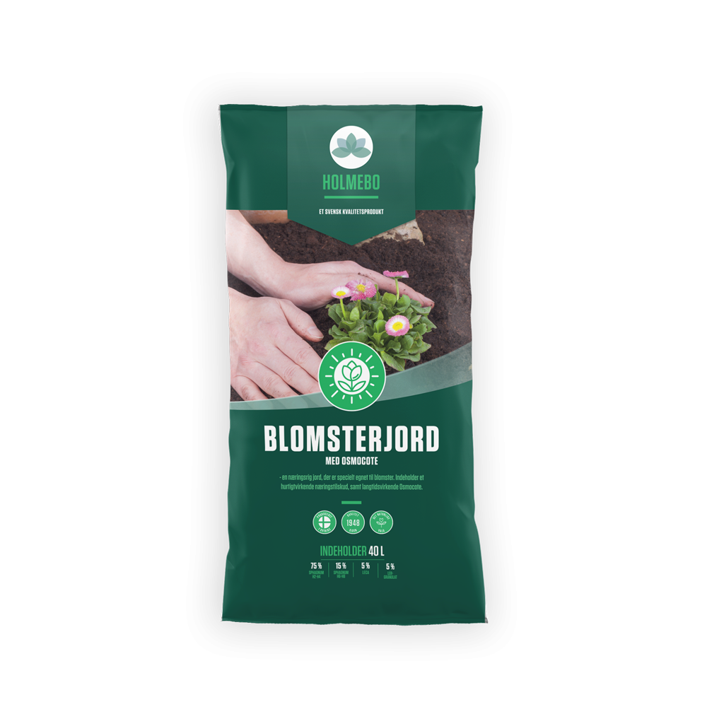 Blomsterjord - 40 liter