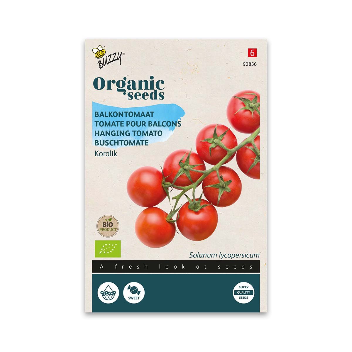 Pose med økologiske Koralik altantomatfrø