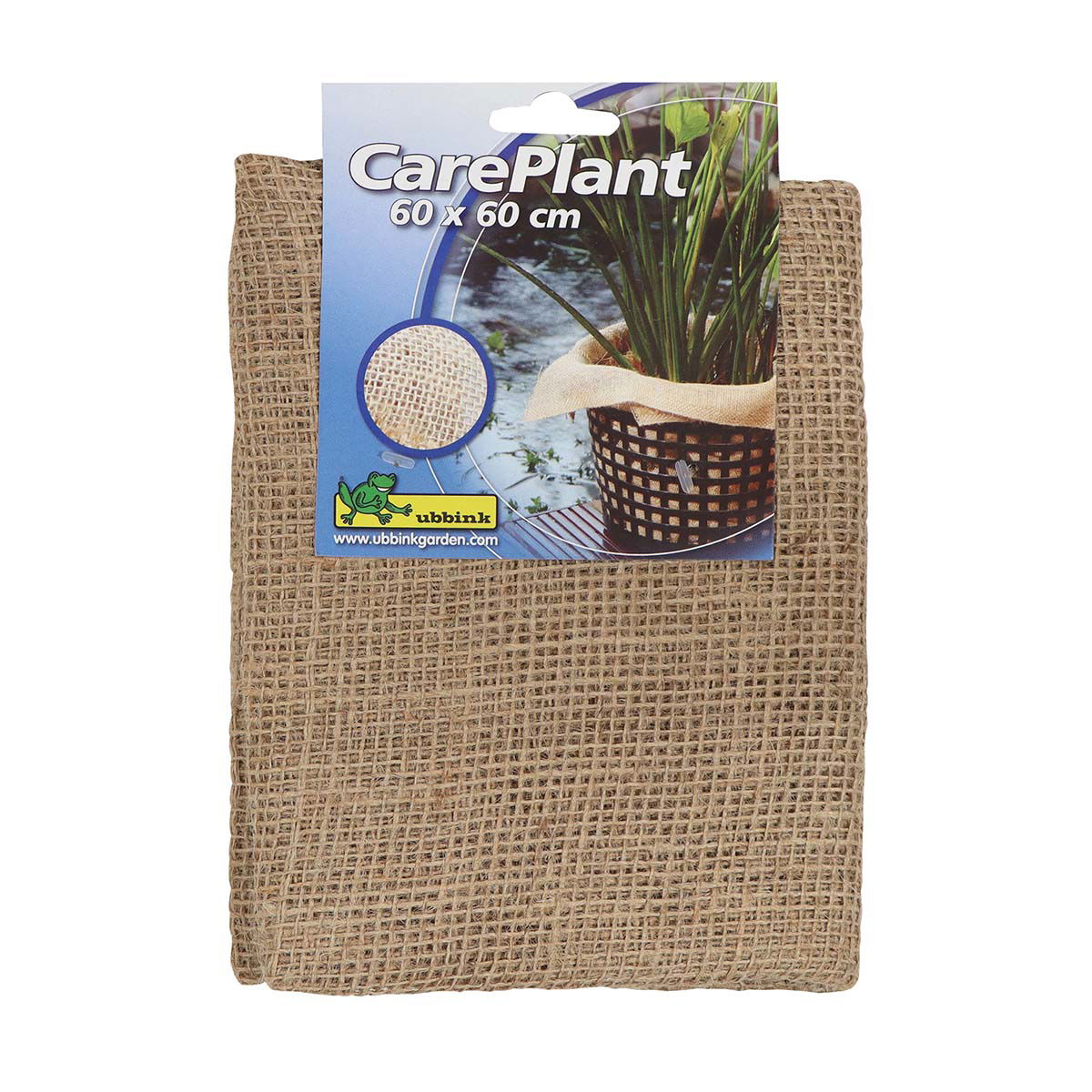 CarePlant® jutenet til vandplanter, 3 stk - 60 x 60 cm