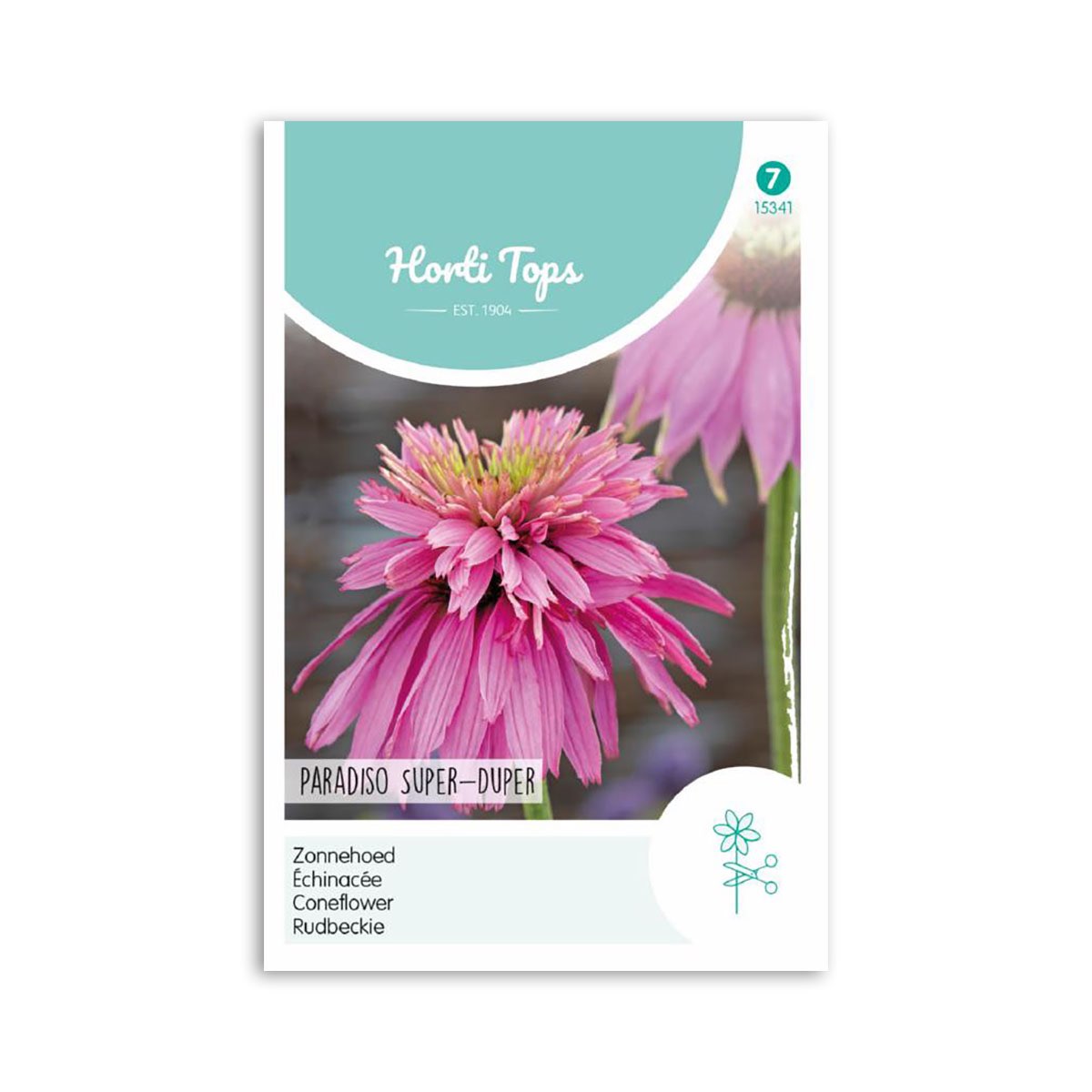 Frøpose med lyserød Echinacea Paradiso Super Duper