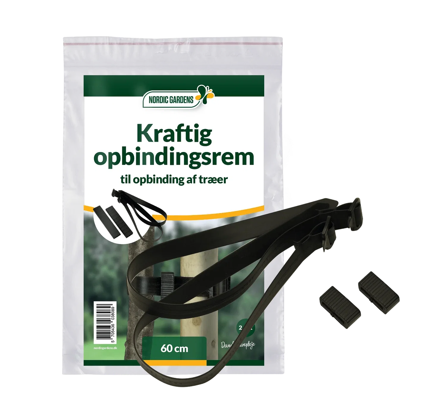 Kraftig opbindingsrem 60 cm til opbinding af træer