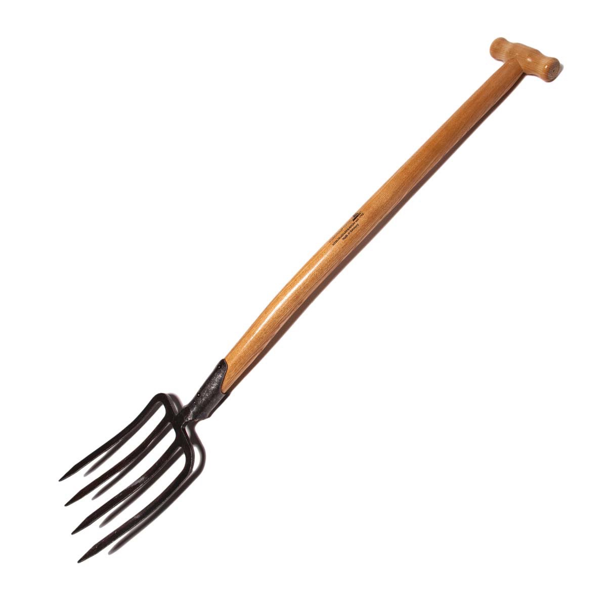 Havegreb med T-skaft i asketræ