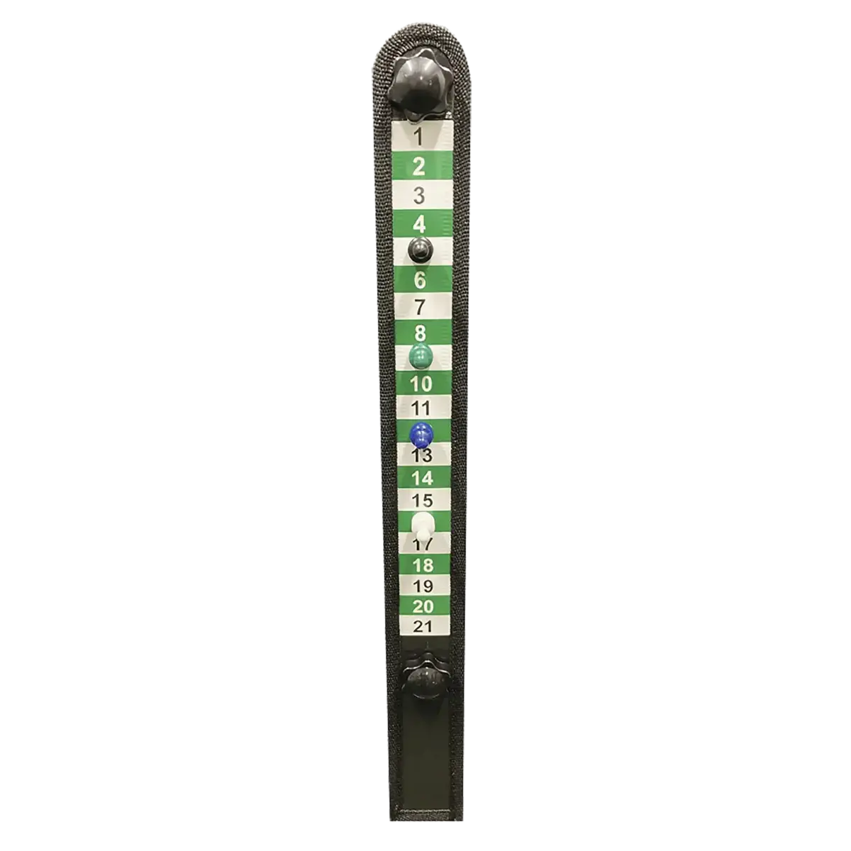 Magnetisk nummerskinne med tal 1-21 til garderobe