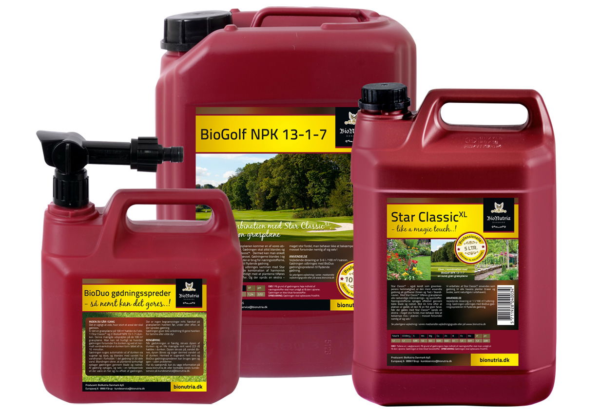 BioNutria Plænepakken - 15 liters plænegødning
