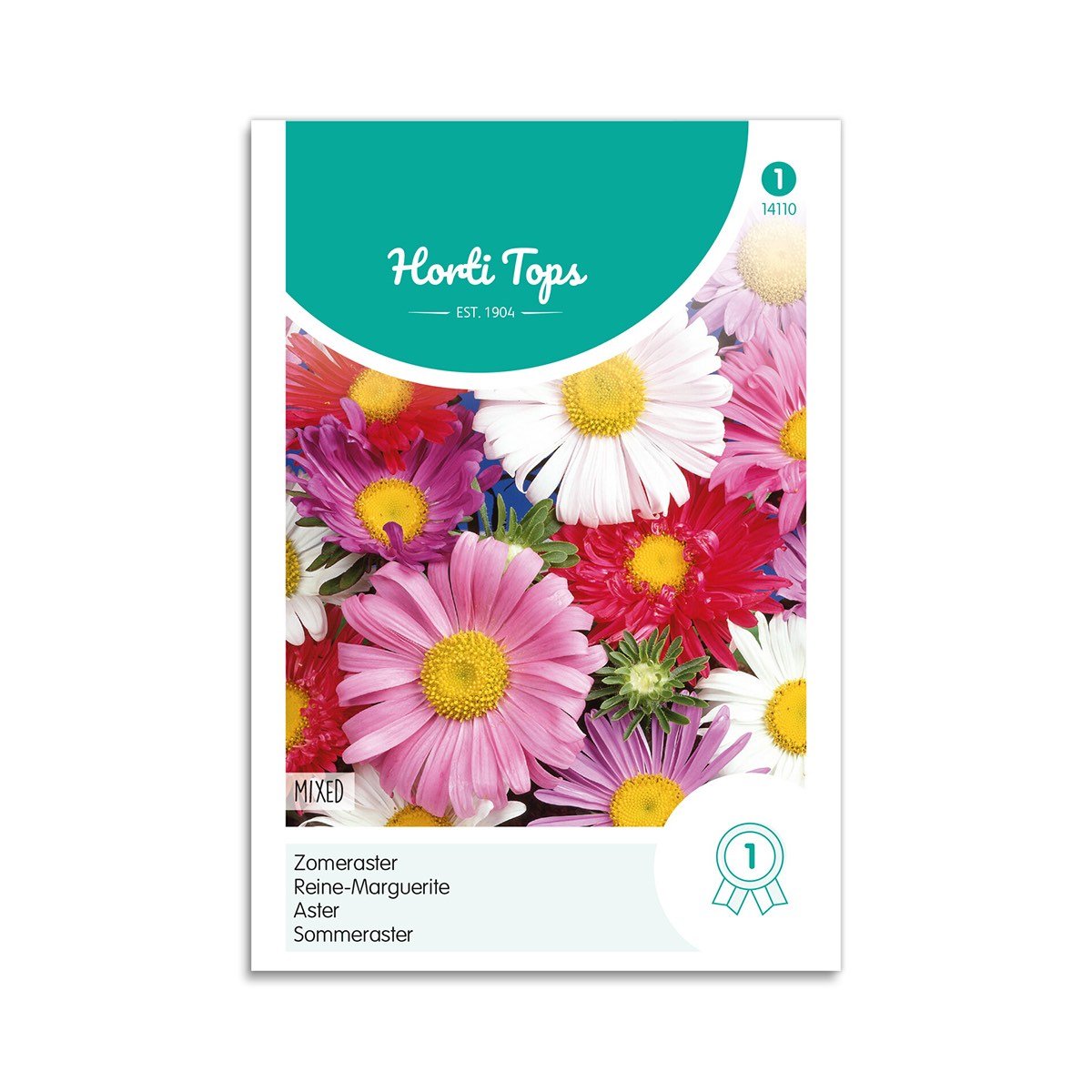 Asters frø "Single Mix" - Horti Tops