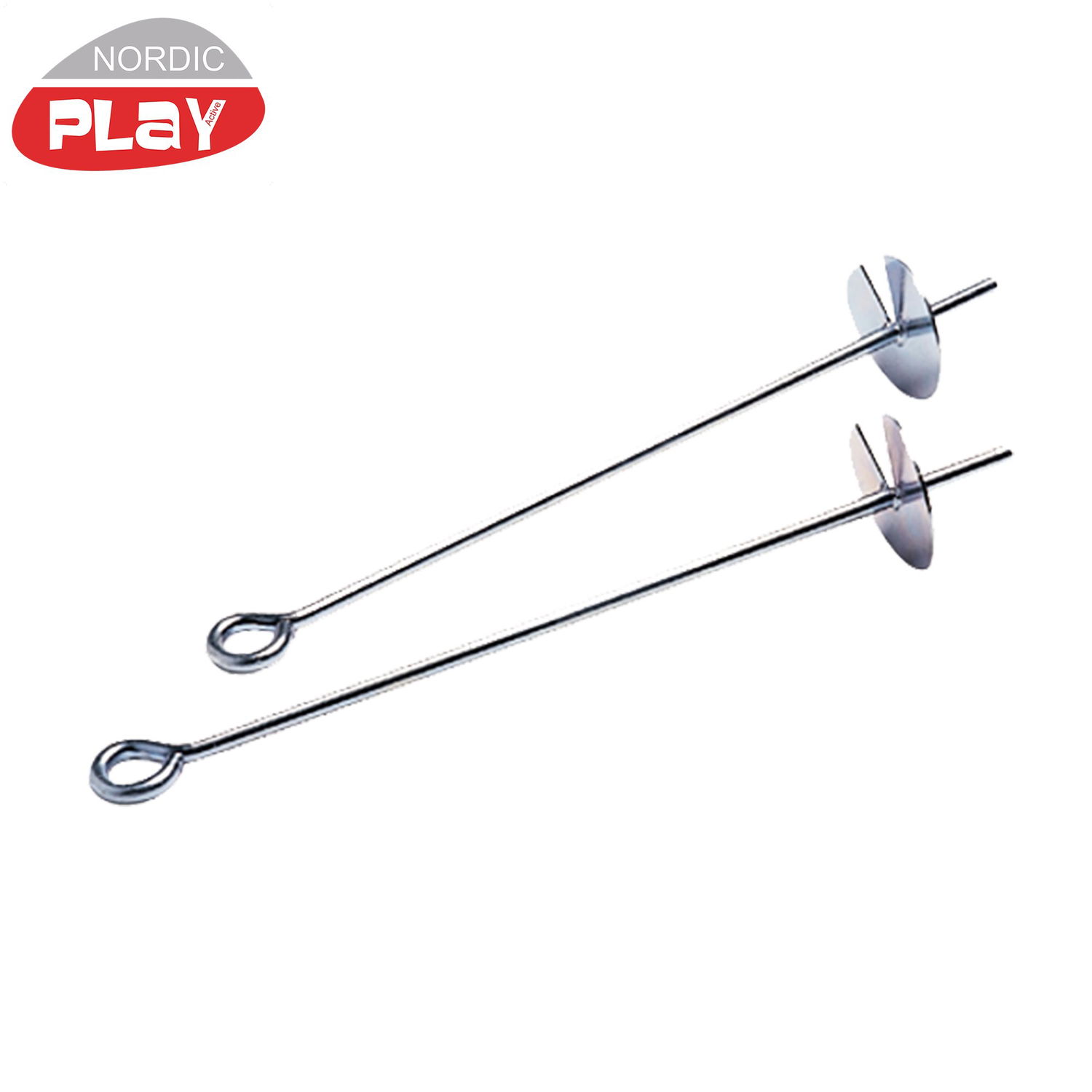 2 NORDIC PLAY jordankre i metal til gynge