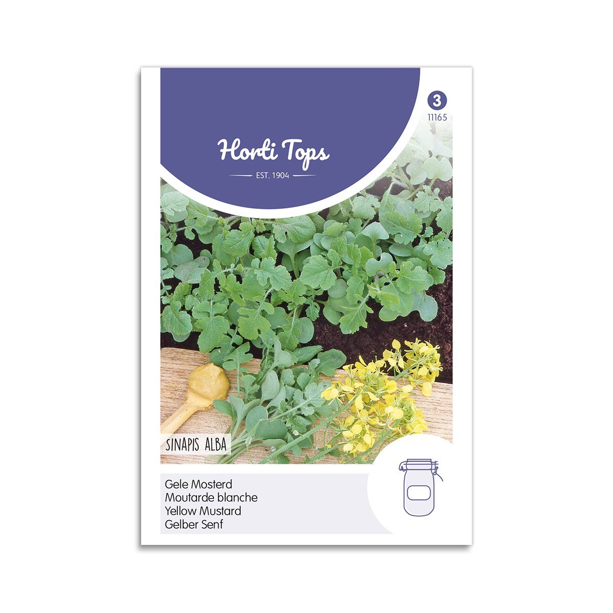 Gul sennep frø "Sinapis alba"