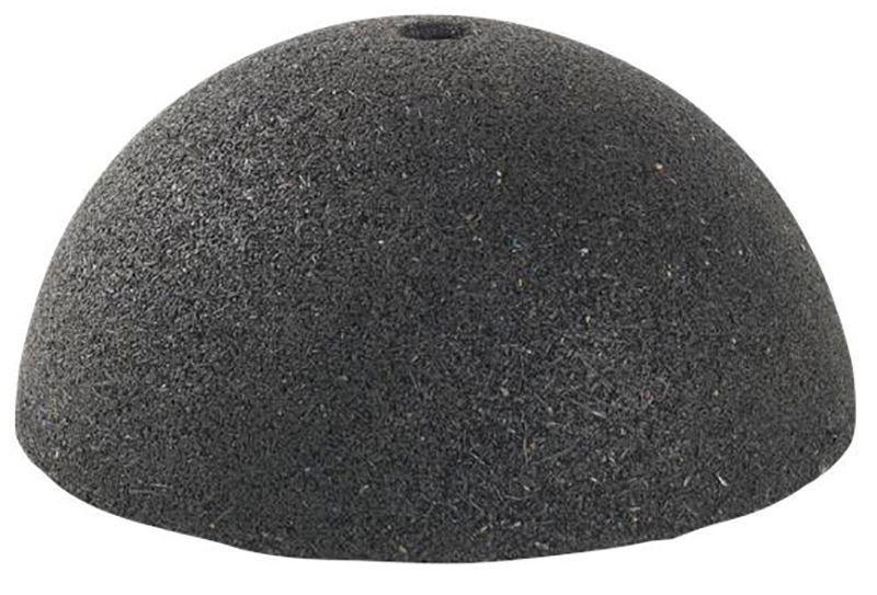 Halvrundt sort greb til klatrevæg i skumplast