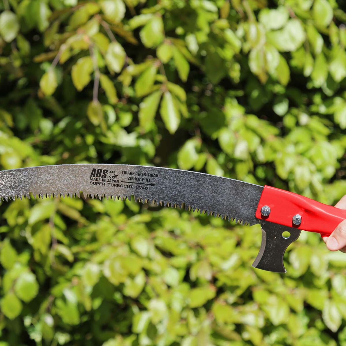 Buet håndsav til beskæring af grene