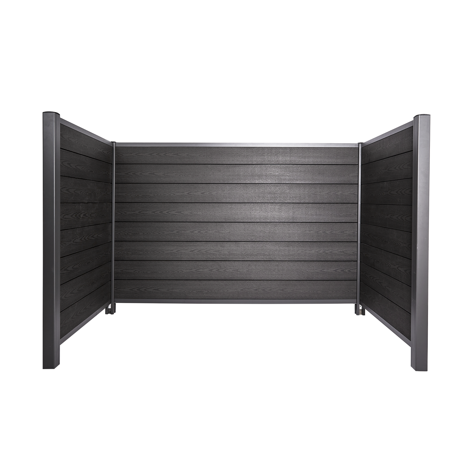 Hortus - Komposit skraldeskjul trælook Pisa H121 x B188 x D95 cm