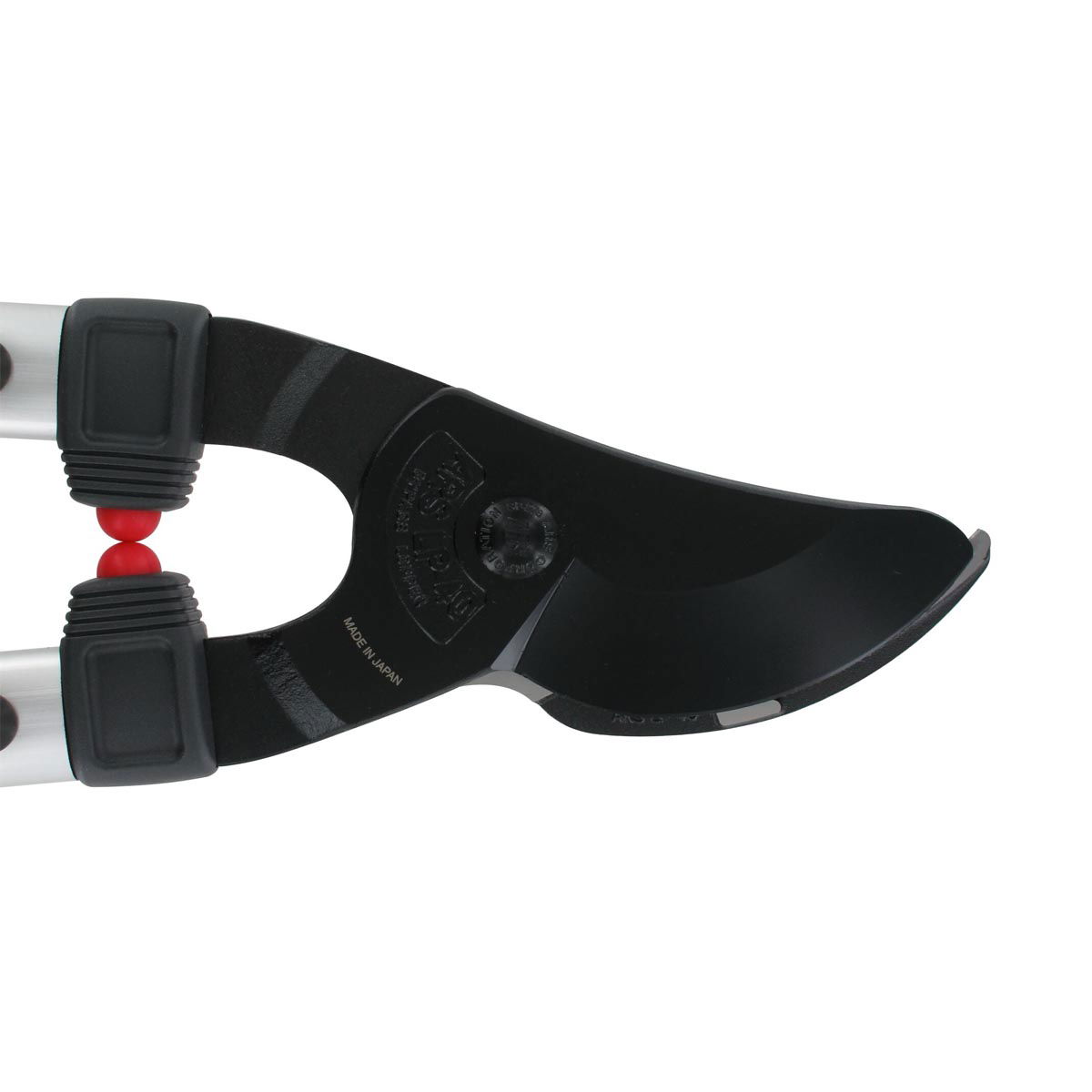 Nærbillede af skærehoved på hækkesaks