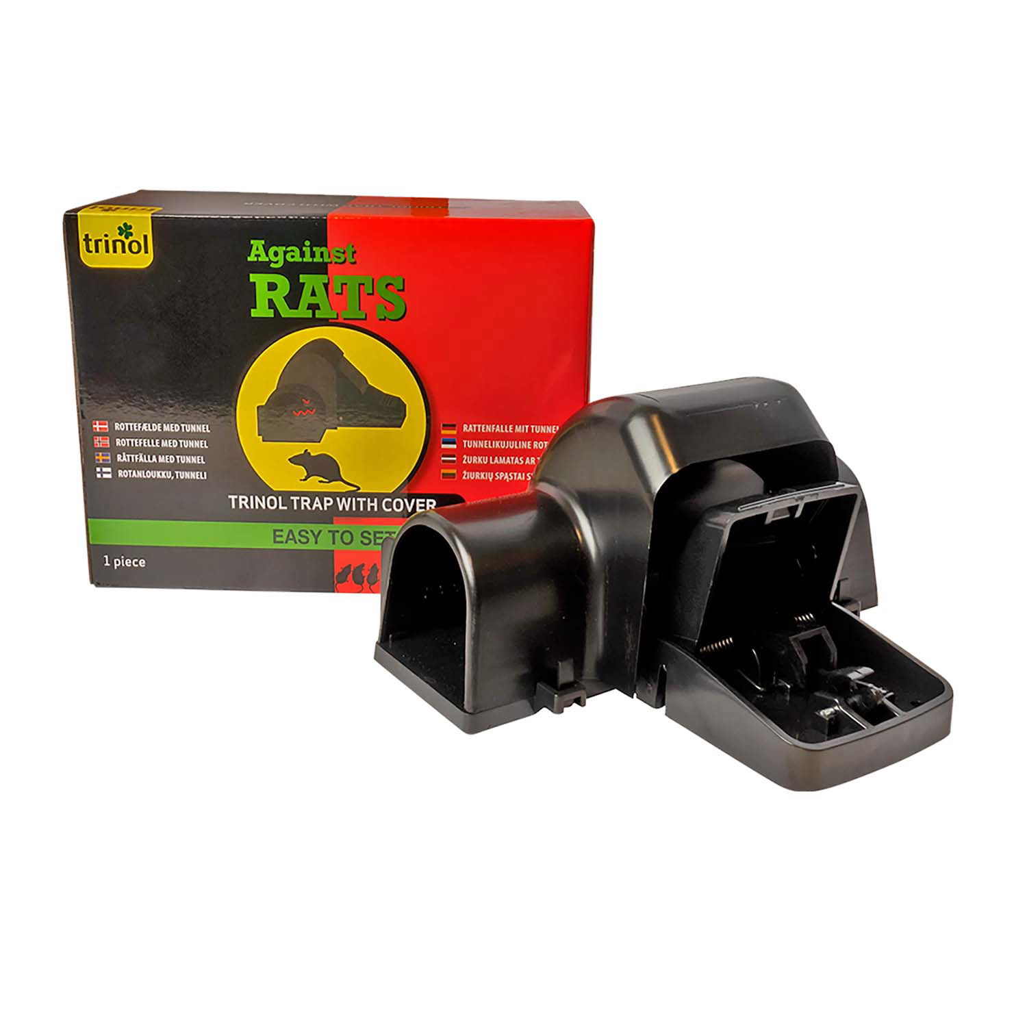 Trinol Trap rottefælde med tunnelrør 