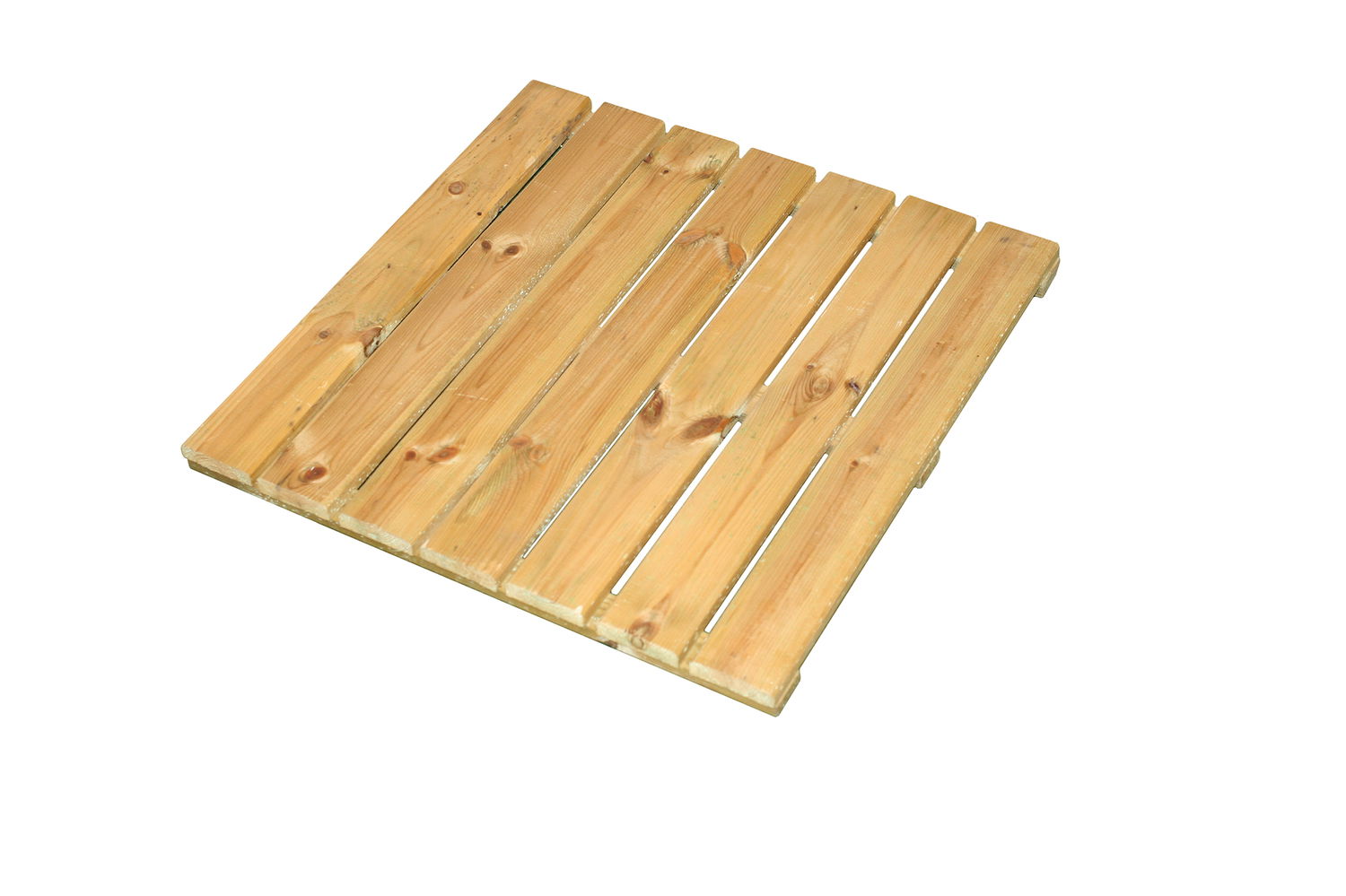 Træflise 50 x 50 cm trykimp., 64 stk. billede